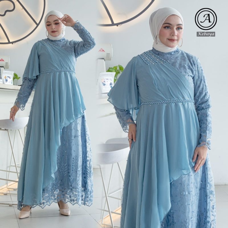 Gamis Janeeta Miring Payet Mutiara / Gamis Jumbo 120 / Gamis Tile / Gamis Pesta / Gamis Kondangan / Gamis Mewah / Gamis Seragaman Keluarga / Gamis Wisuda / Gamis Lamaran / Dress Pesta / Dress / Gamis Brokat / Gamis Busui