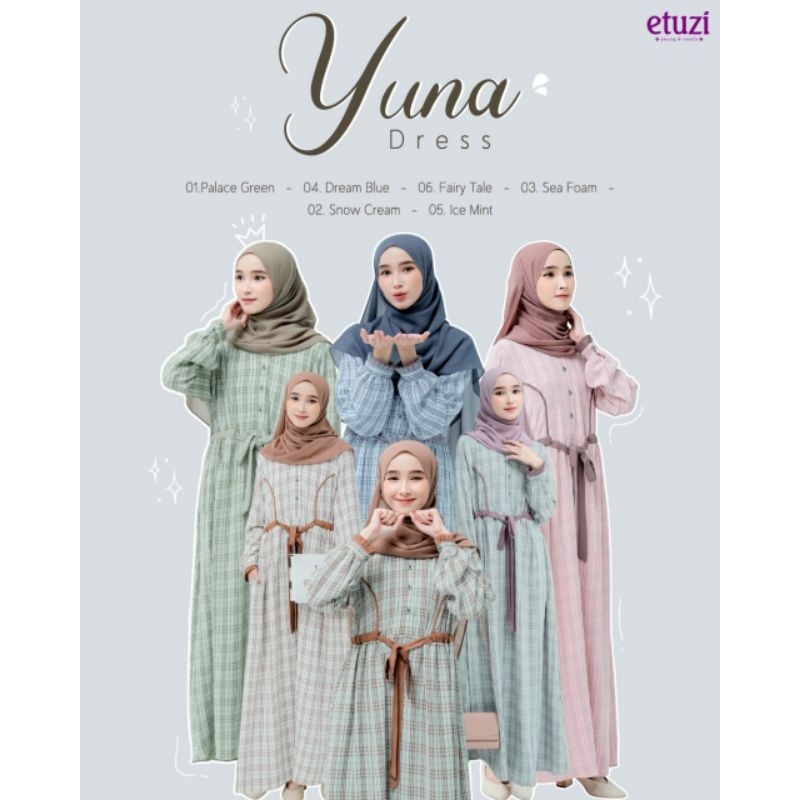 Gamis Yuna Dress By Etuzi ( Gamis Saja )