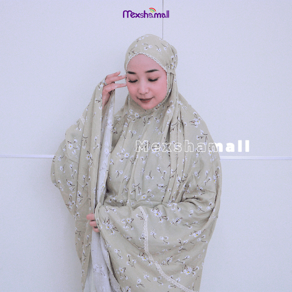 Mukena Dewasa Katun Rayon Premium I Mukena Bali Dewasa Motif By Shamira