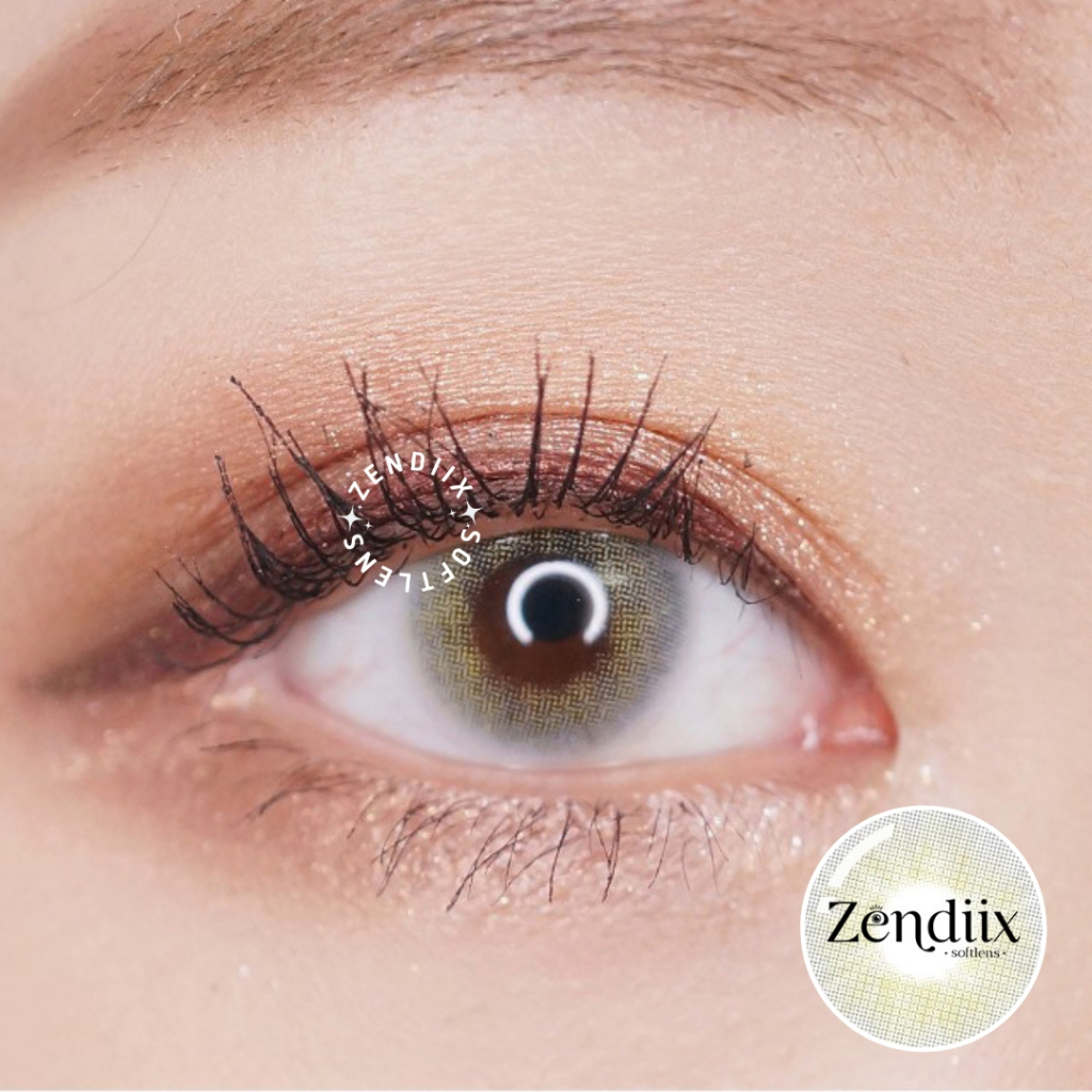 Softlens TRAPEZIUM Warna BELLA SMOKY Normal Minus