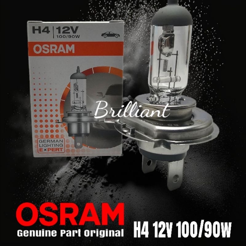 Lampu Mobil - Bohlam Halogen H4 - OSRAM Original - Harga Satuan Pcs