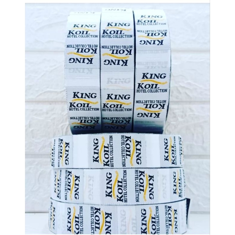 

label woven (minim 1000 pcs)