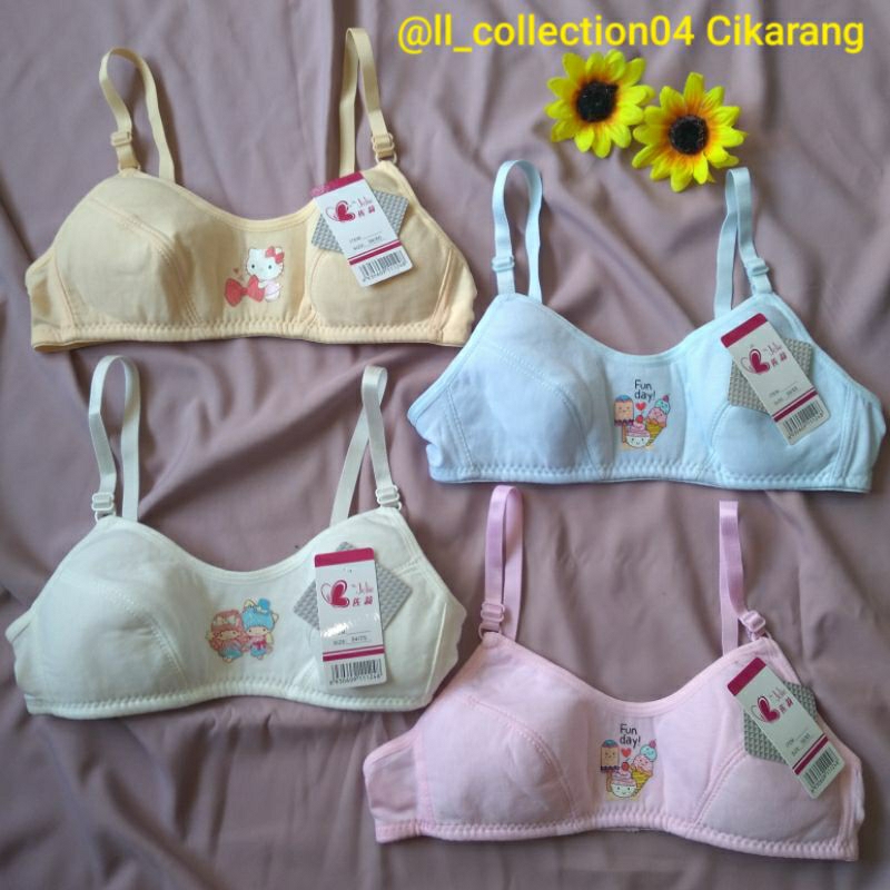 Bra BH Fashion Remaja | Bra Pelajar BH Busa Tipis Tanpa Kawat Merk Jolie