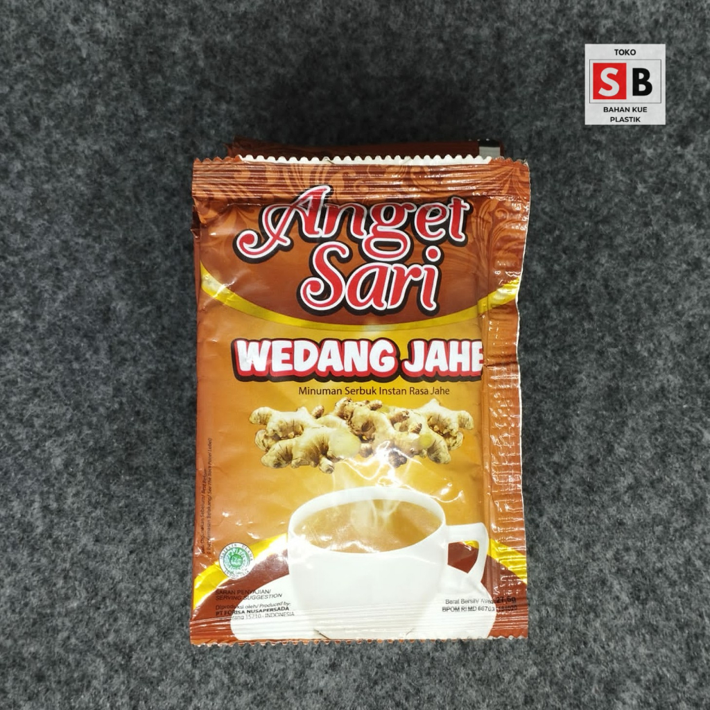 

ANGET SARI WEDANG JAHE 29 GR 1 RENCENG ISI 10 SACHET