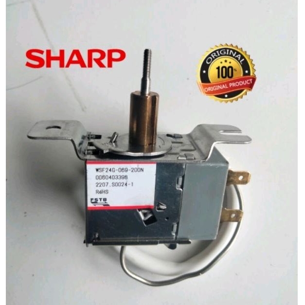 Thermostat - Sensor suhu Kulkas SHARP 1 Pintu Original | WSFE24.5A