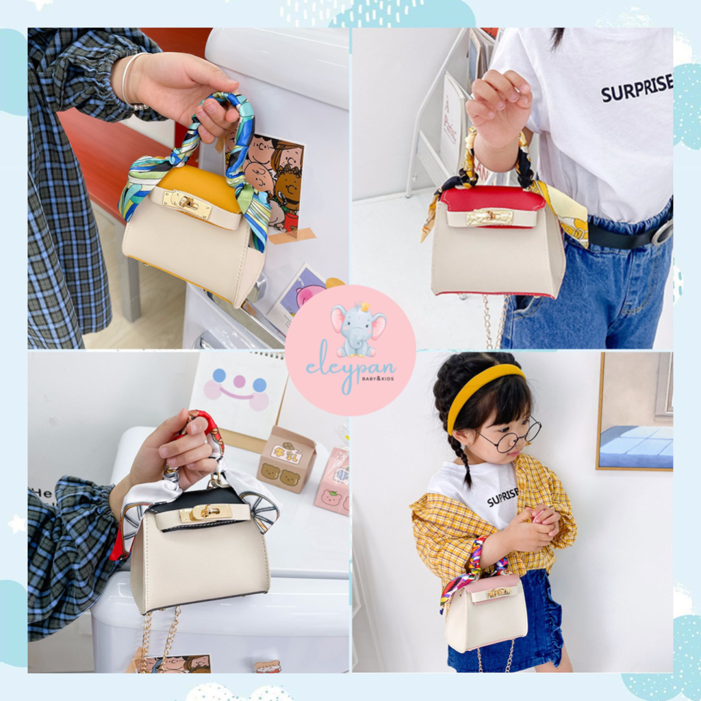Tas Selempang Mini Import Herbag Kids Fashion Bag Korea Slingbag Anak