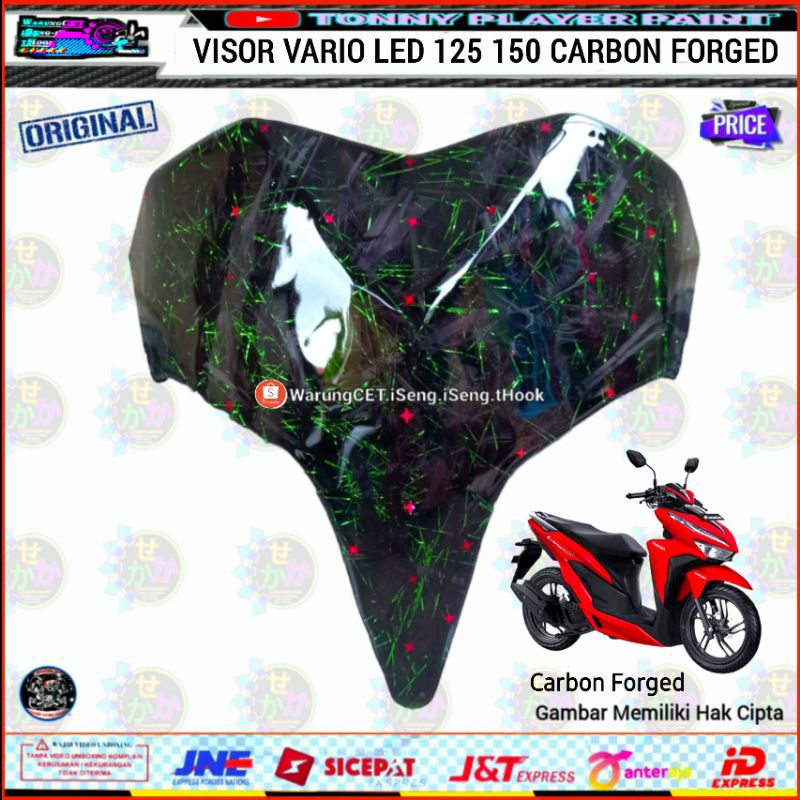 Visor Honda Vario 125 150 New Kyless Carbon Forged