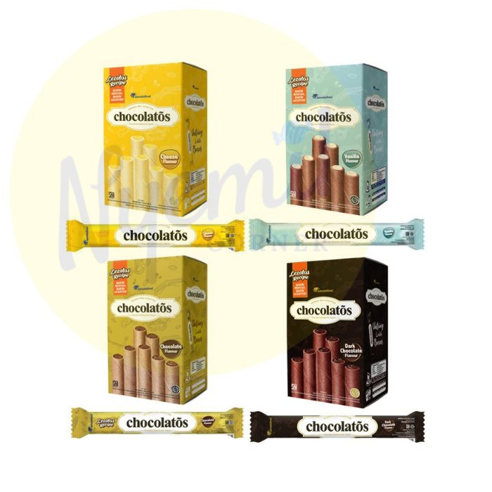 

Chocolatos Wafer Stick Besar 14gr x 20pcs