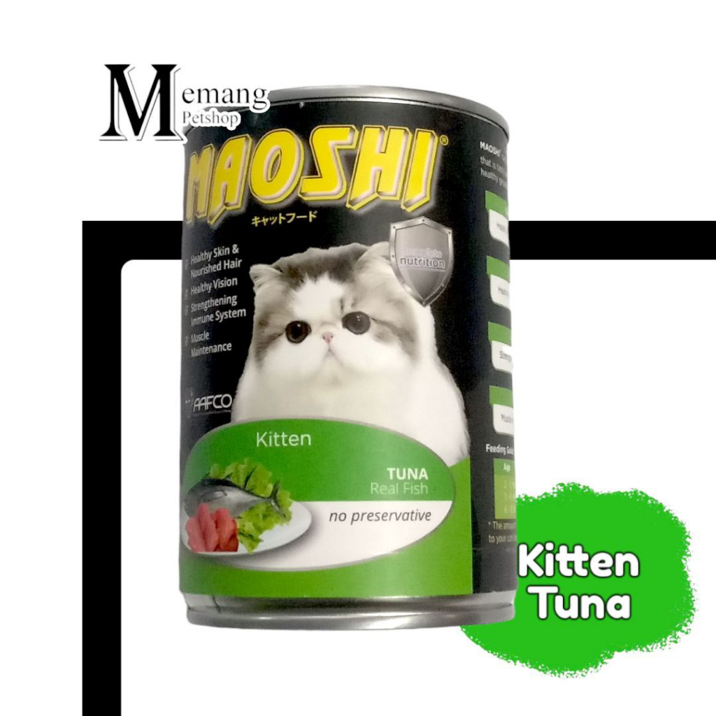 Maoshi Cat 400gram Kitten Tuna - Makanan Anak Kucing