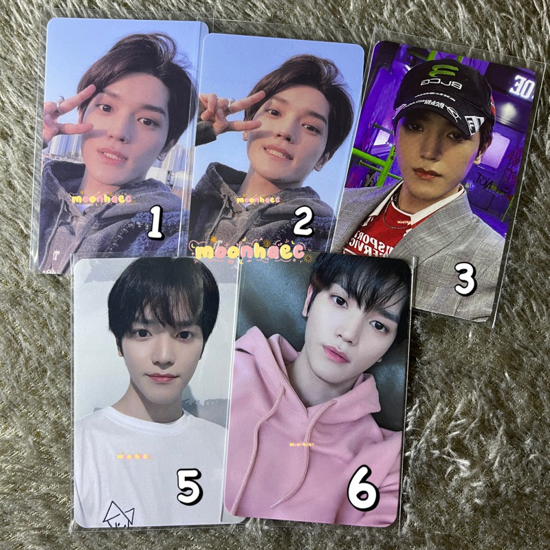 taeyong nct 127 photocard lucky draw ld universe slow acid hoodie white smtown