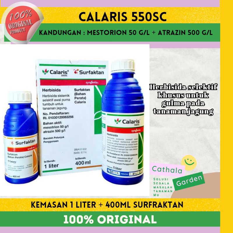 CALARIS 550 SC KEMASAN 1 LITER | HERBISIDA SELEKTIF UNTUK TANAMAN JAGUNG