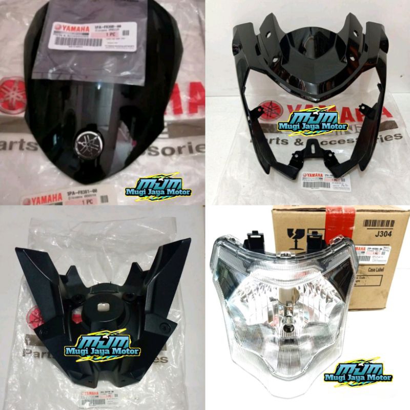 BATOK DEPAN SET VIXION NEW NVL HITAM  2013-2014 ORIGINAL YAMAHA