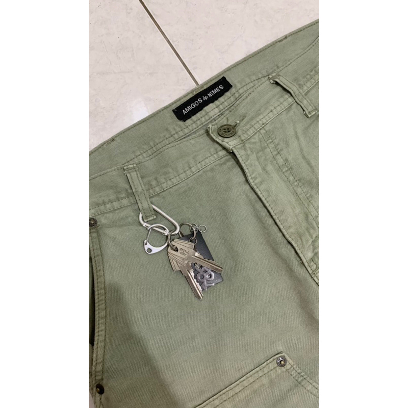 Amigos De Nimes Double Knee Carpenter Pants Olive V2 second