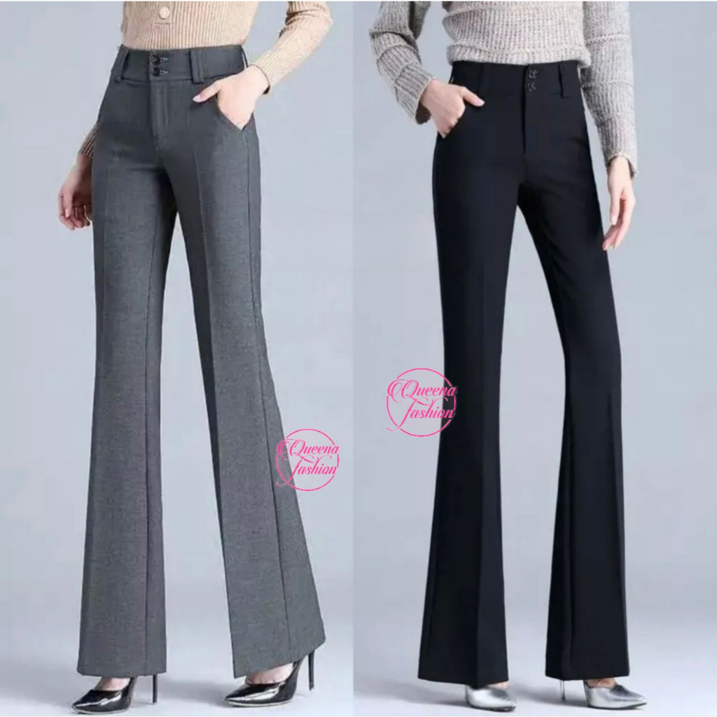 COD Celana Wanita / Celana Kerja Cutbray / Celana Bahan Cutbray / Celana Kantor Cutbray Wanita Terba