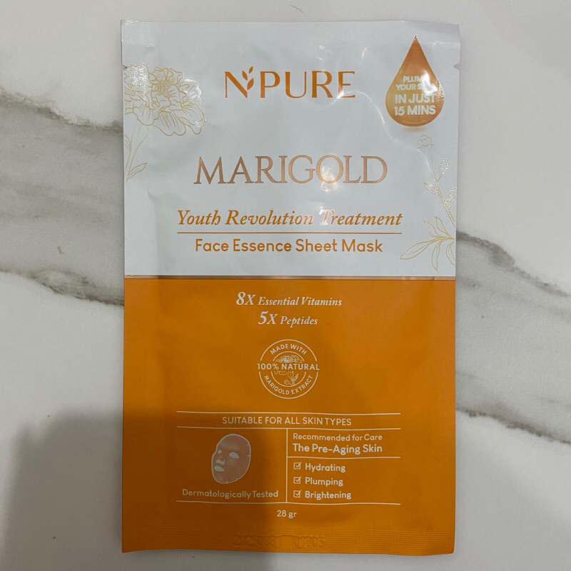 NPURE Sheet Mask Marigold