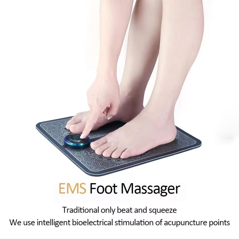 Alat Pijat Kaki / Ems Foot Massager / Alat Terapi Kaki / Akupunktur Pengisian Meningkatkan Sirkulasi Darah Meredakan Sakit