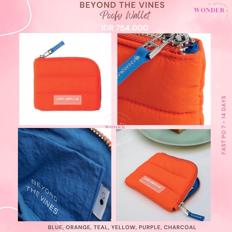Beyond The Vines Poofy wallet