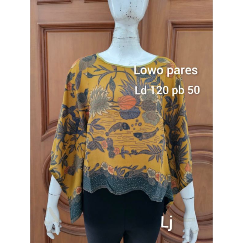 Blus  parisa mat katun paris batik modern