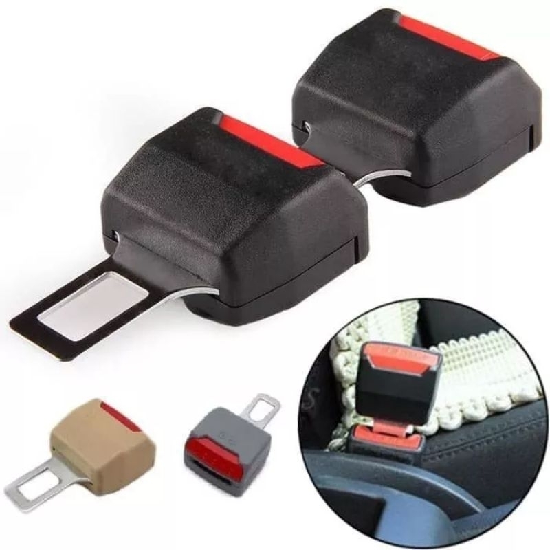 US154 2pcs Belt Buzzer Seat Belt Buzzer Stoper Alarm Adaptor Seat Belt Buckle By Toko Haji Usman