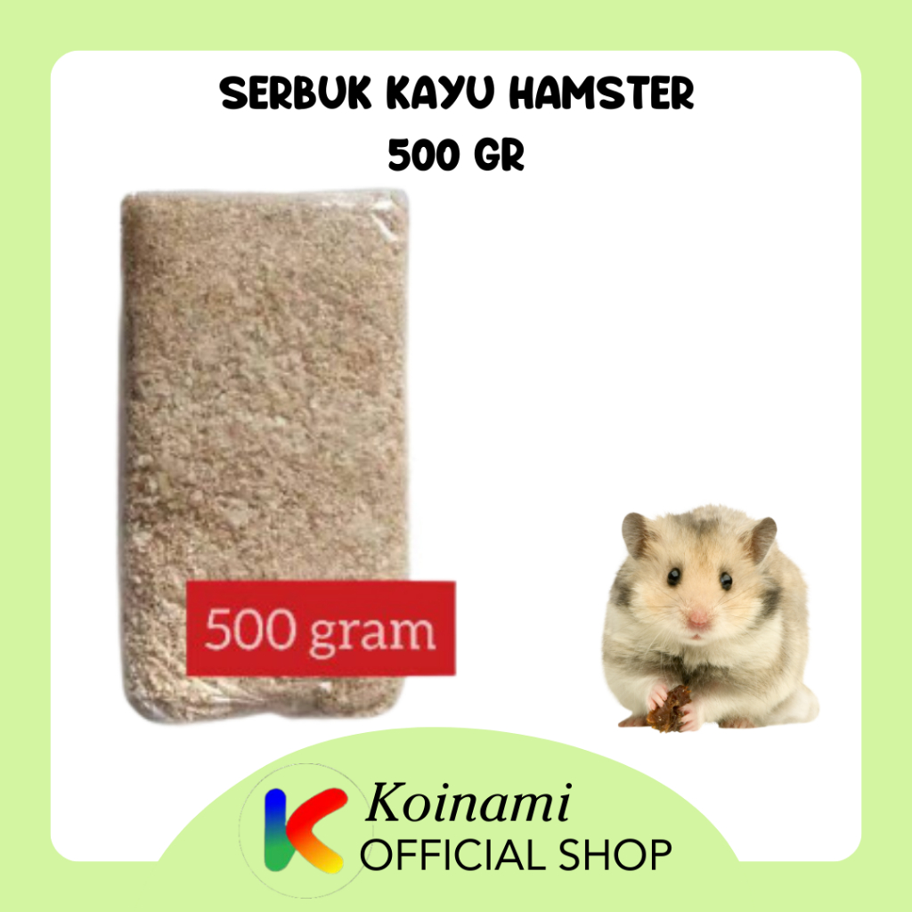 Serbuk Kayu Hamster 500 gr / kandang hamster / aksesoris hamster / mainan hamster