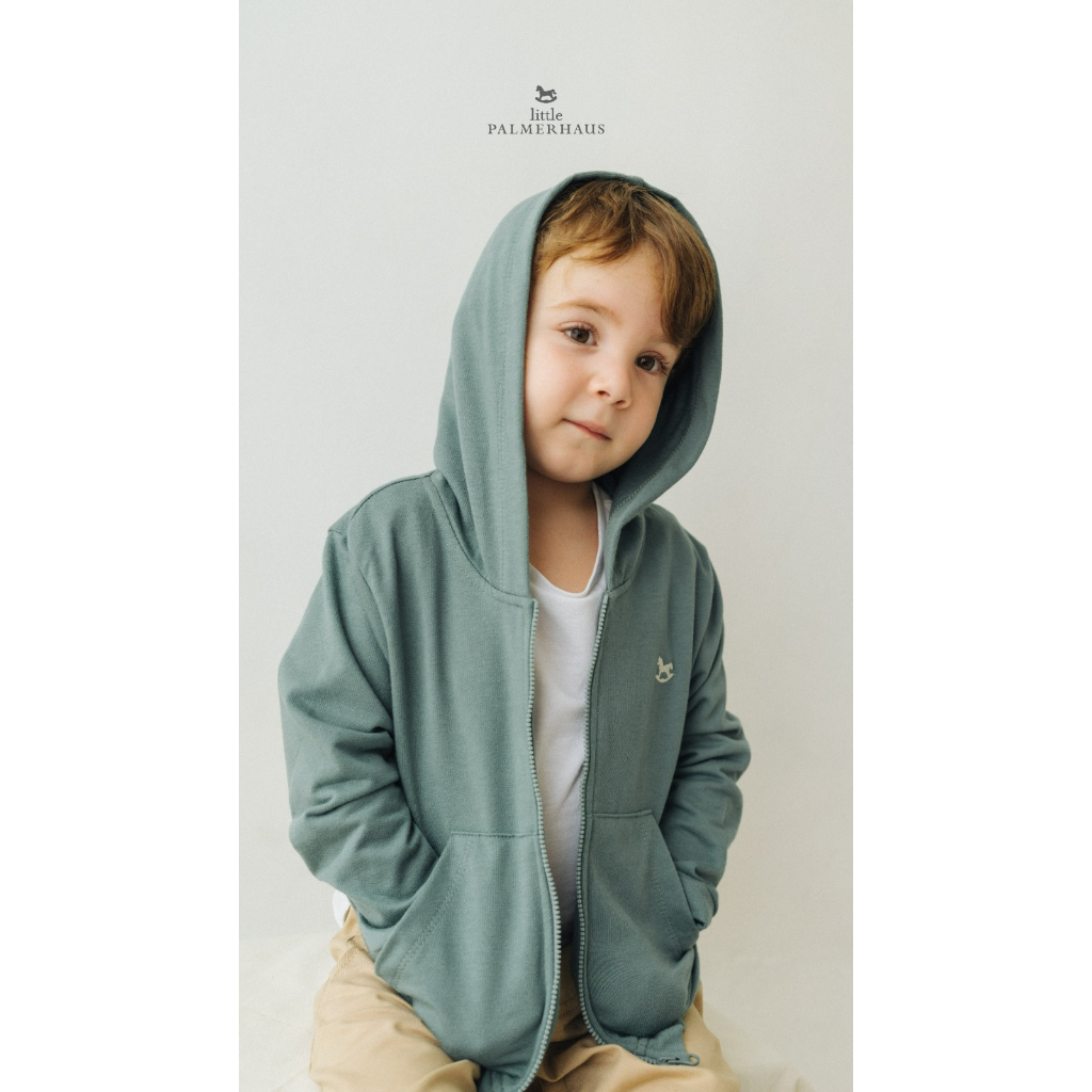 Little Palmerhaus Hoodie Zipper 1-6 Tahun Jaket Hoodie Resleting Anak CBKS