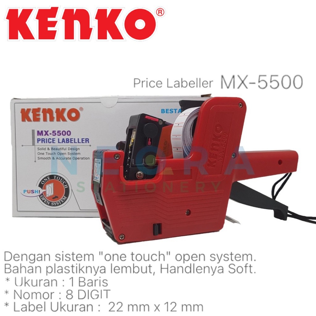

Kenko Price Labeller / Alat Label Harga MX - 5500