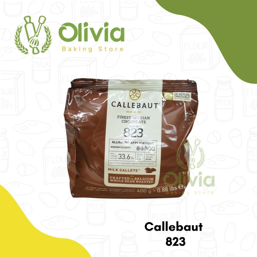 

Callebaut Milk Chocolate Couverture 823 400 Gr