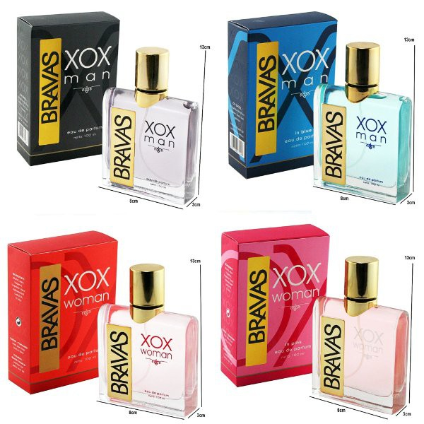 Parfum Bravas Xox Man & Woman Edp 100ml [BPOM]