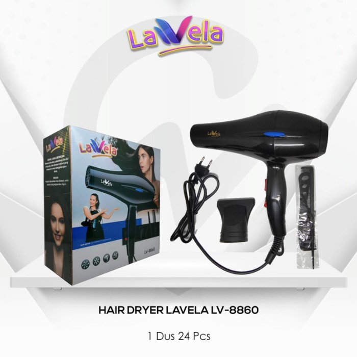 LAVELA HAIR DRYER 8860 / PENGERING RAMBUT 800W