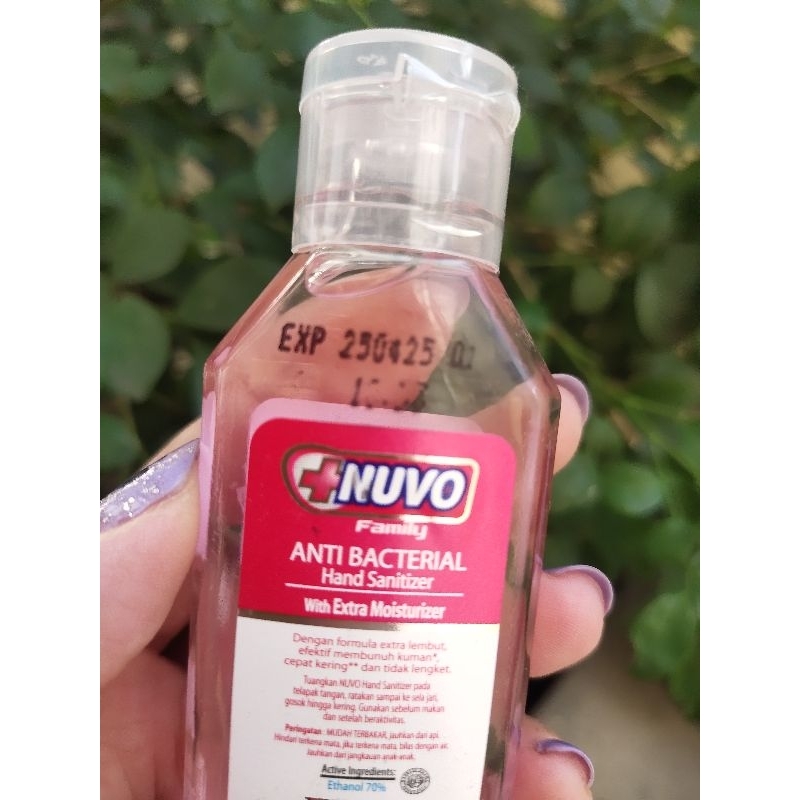 Hand Sanitizer Nuvo 50 ml 85 ml dan 250 ml