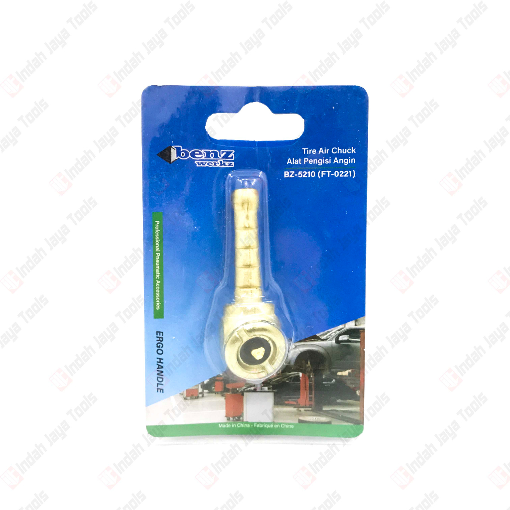 BENZ FT0221 Tire Air Chuck MINI Bulat - Isian Angin Ban Pompa Kecil