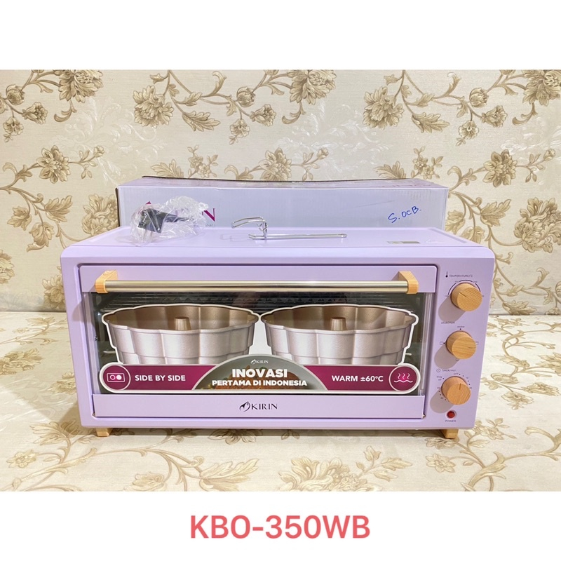 KIRIN Beauty Oven Listrik Wide Body 35L 35 Liter KBO-350WB KBO 350WB KBO 350 WB Pemanggang Makanan