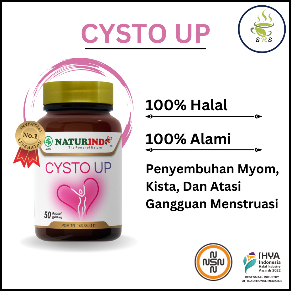 Obat Herbal Atasi Myom, dan Kista Serta Gangguan Menstruasi CYSTO UP
