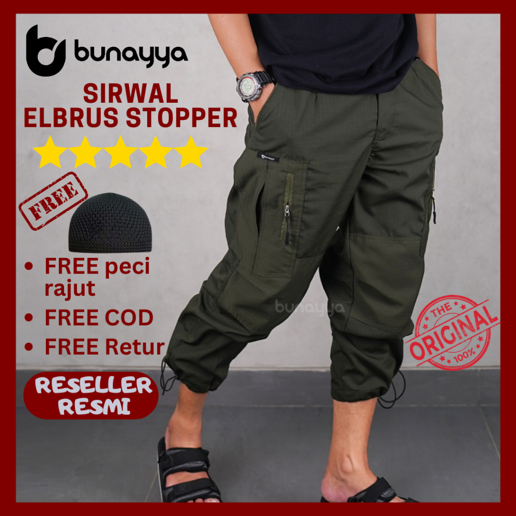 SIRWAL ELBRUS STOPPER BUNAYYA | SIRWAL OUTDOOR BUNAYYA | CELANA SIRWAL KARGO | CELANA SIRWAL TACTICA