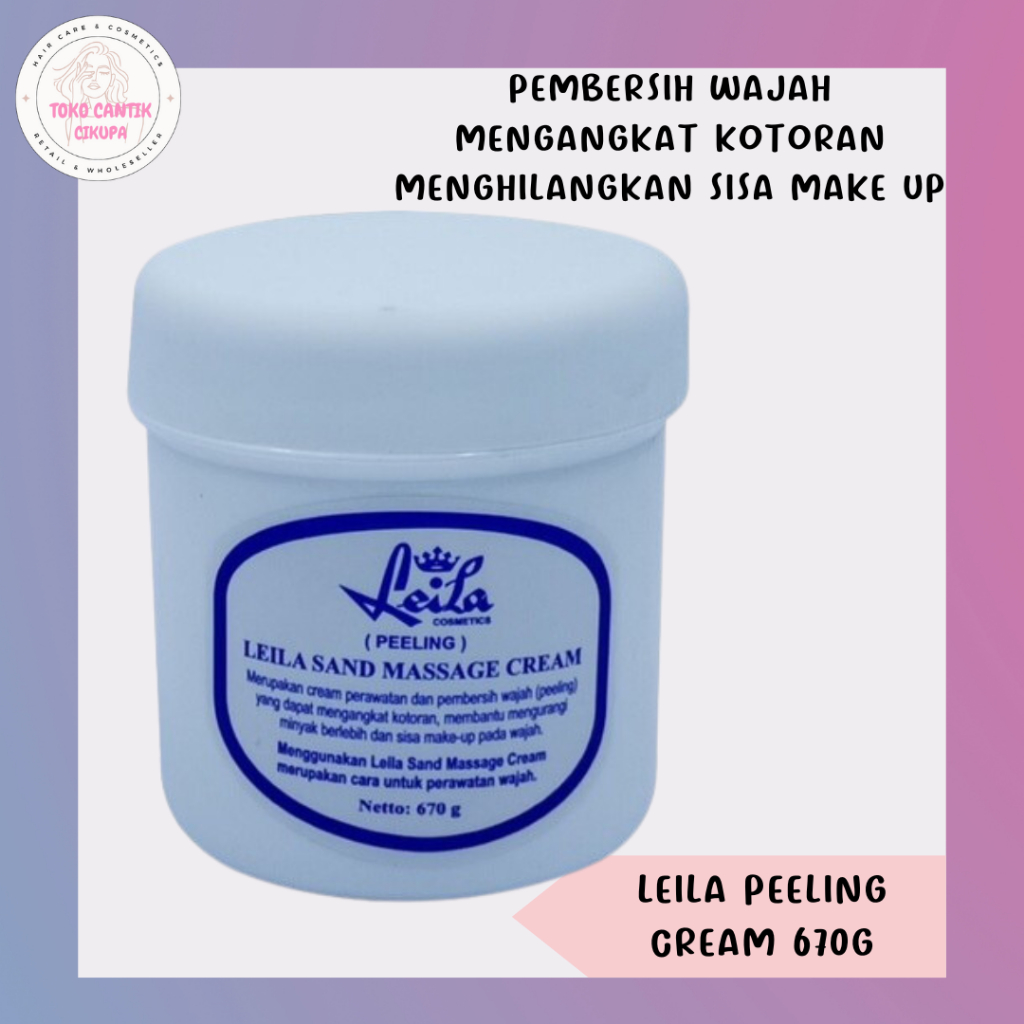 LEILA PEELING SAND MASSAGE CREAM 670gr POT