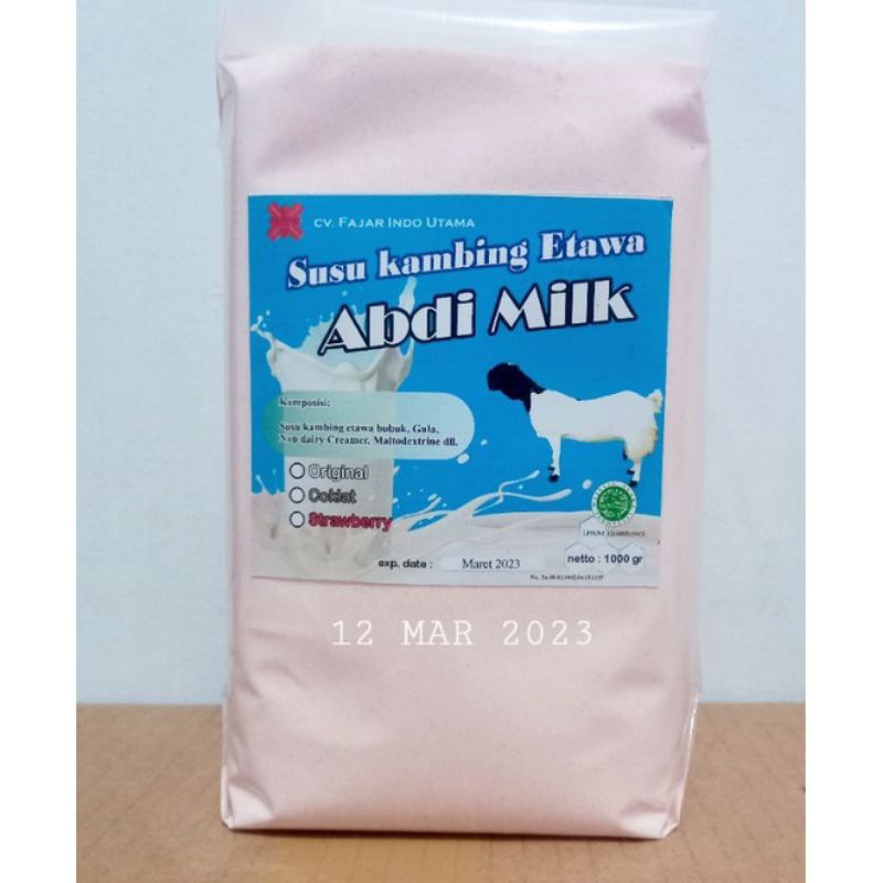 

Susu Kambing Etawa Abadi Milk Grade 1