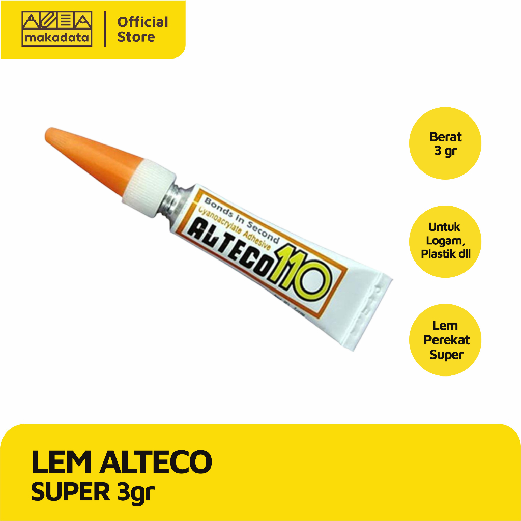 

GLUE / LEM ALTECO SUPER 3 GRAM MURAH