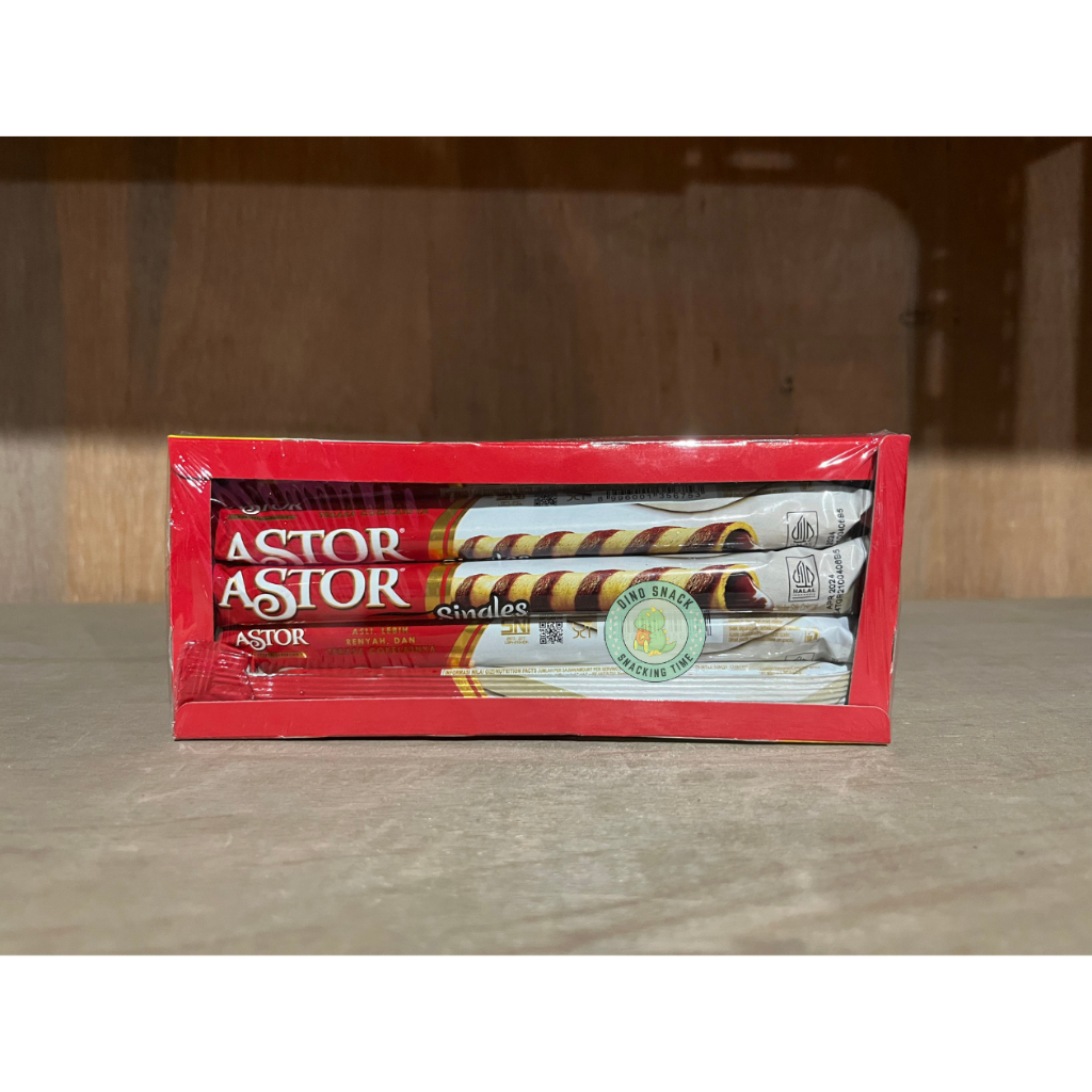 

Astor Singles Wafer Rolls Coklat ( Isi 12 Pcs)