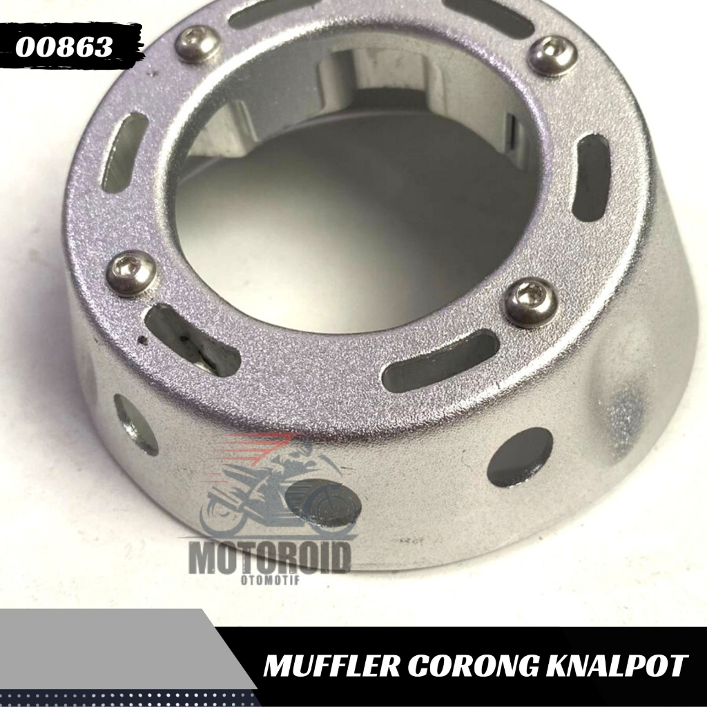 Corong Knalpot Vario 125 Import Quality Muffler Silver