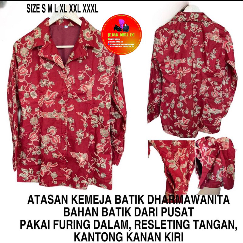 ATASAN KEMEJA BATIK DHARMAWANITA