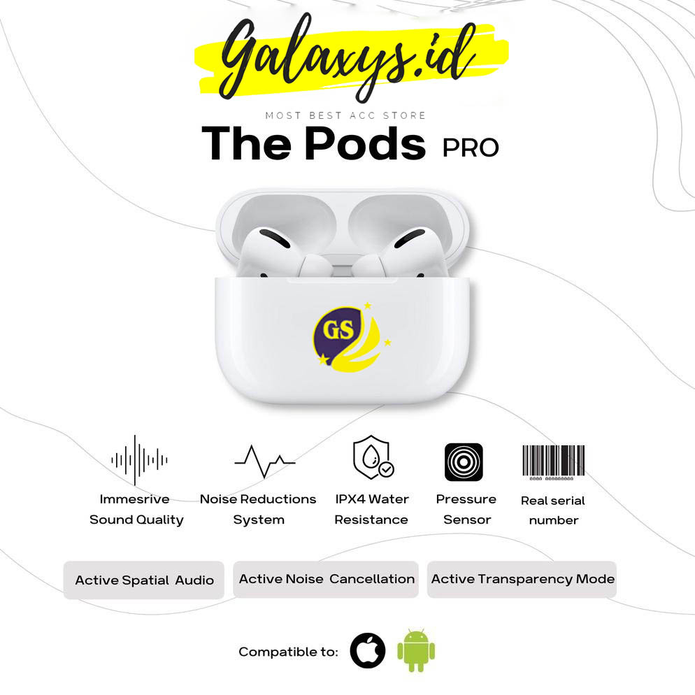 The Galaxysacc Headset Bluetooth PRO Gen 3 Wireless Manufactured Premium Quality Super Clone 1:1