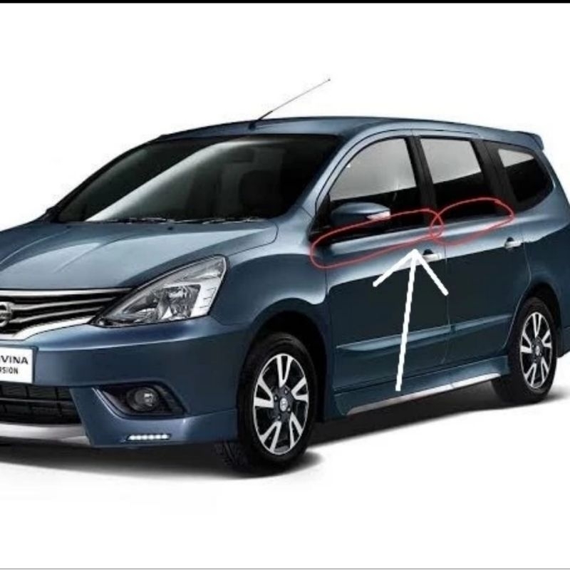 Pelipit kaca nissan grand livina depan ori nissan grand livina L10 L11