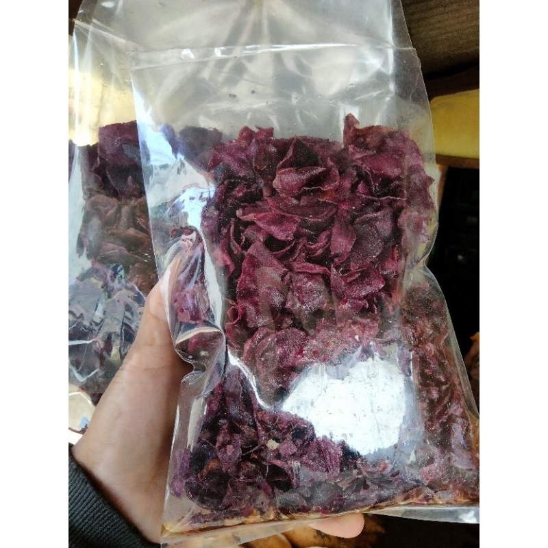 

Kripik Ubi Ungu Manis Original Berat 200gram