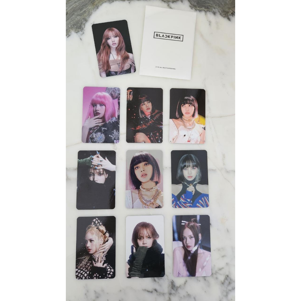 PHOTOCARD BLACKPINK JENNIE JISOO LISA ROSE PHOTO CARD ORIGINAL