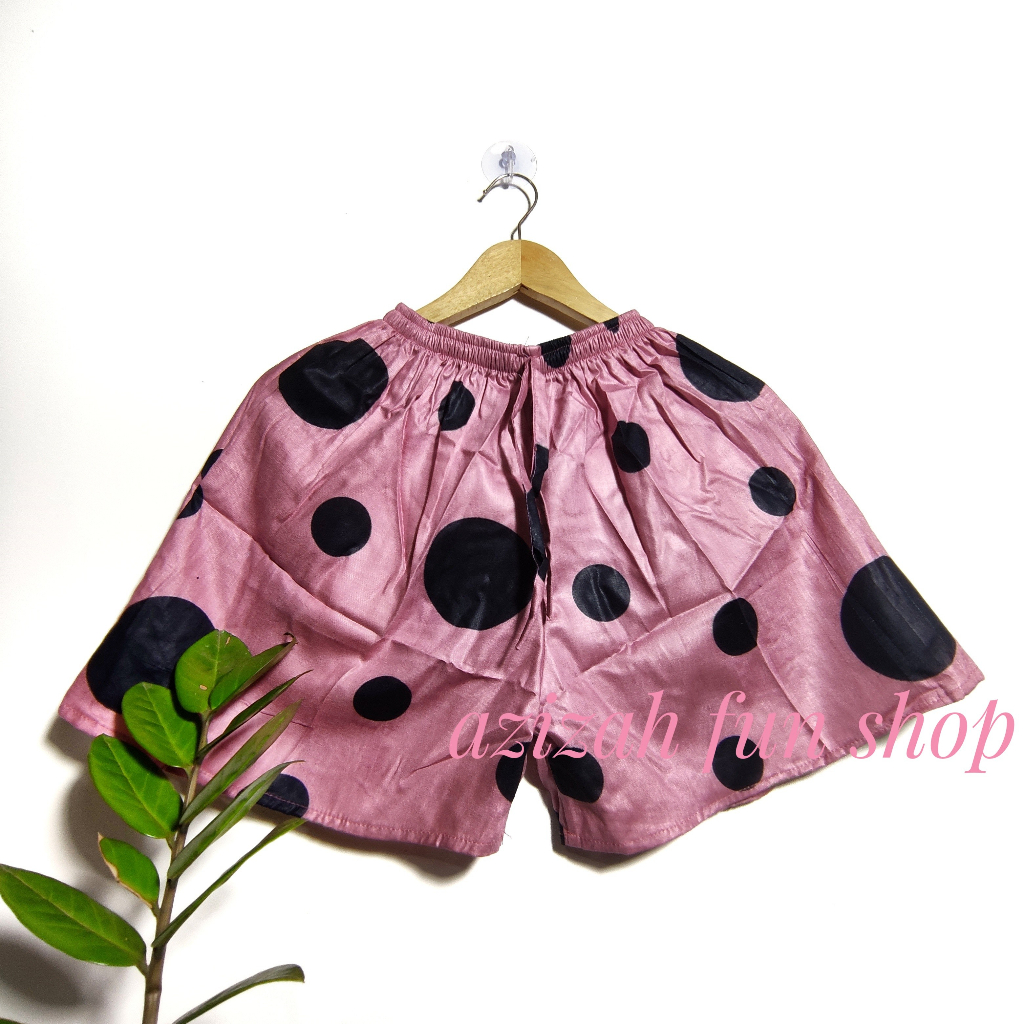 Hot Pants Celana Pendek Santai Wanita Jumbo Tie Dye Bahan Rayon