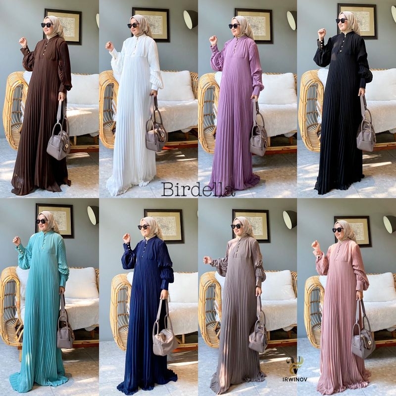 Dress Plisket Birdella Dress Irwinov