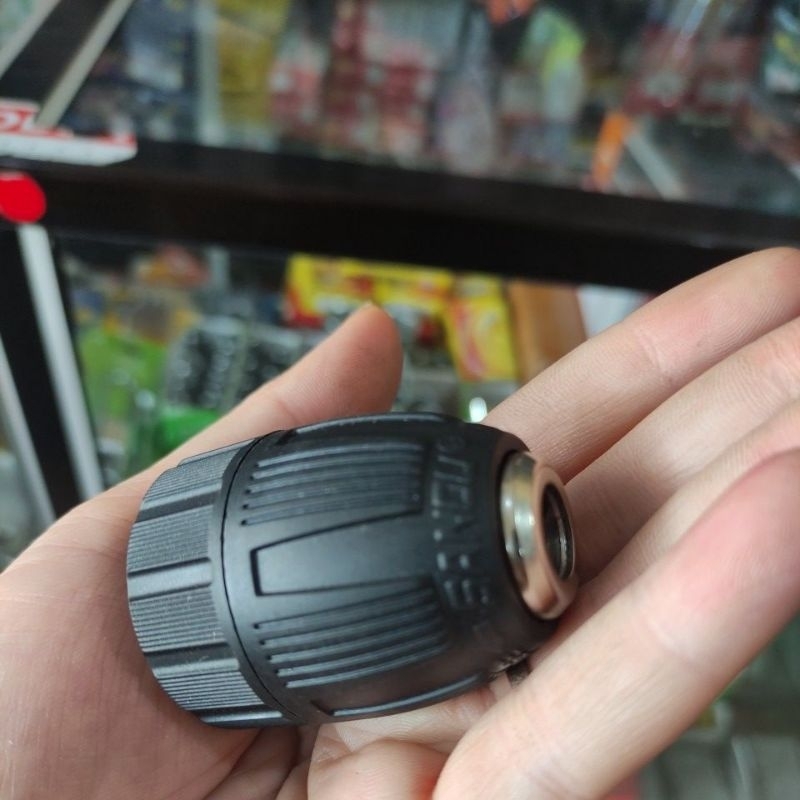 kepala bor cordless 10mm cocok untuk kepala bor 12v, dan 20v / kepala bor cas 10mm