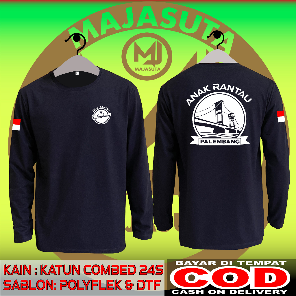 KAOS ANAK RANTAU PALEMBANG KAOS JEMBATAN AMPERA KATUN 24S WONG KITO GALO