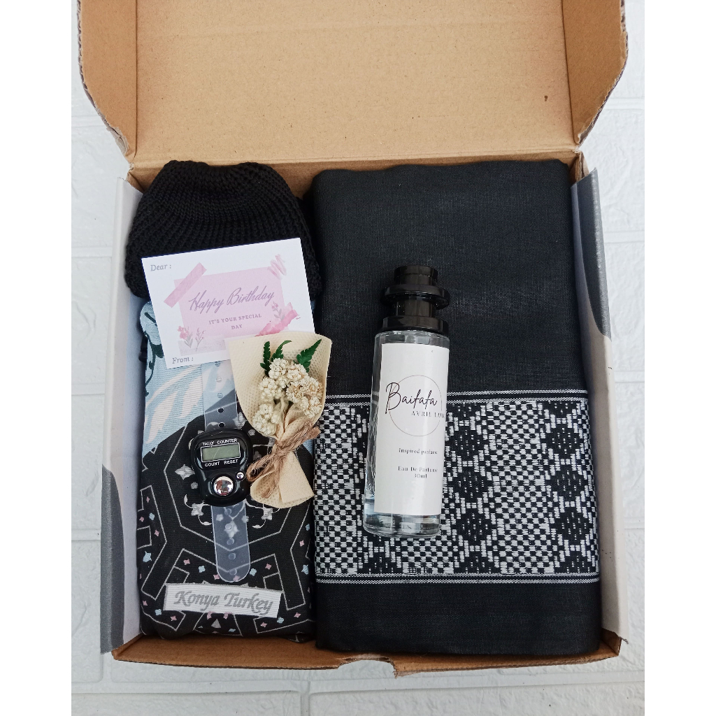 Gifbox Cowok | Hampers Cowok Kekinian | Hampers Cowok Murah | Kado Ulang Tahun Cowok | Hampers Sajad