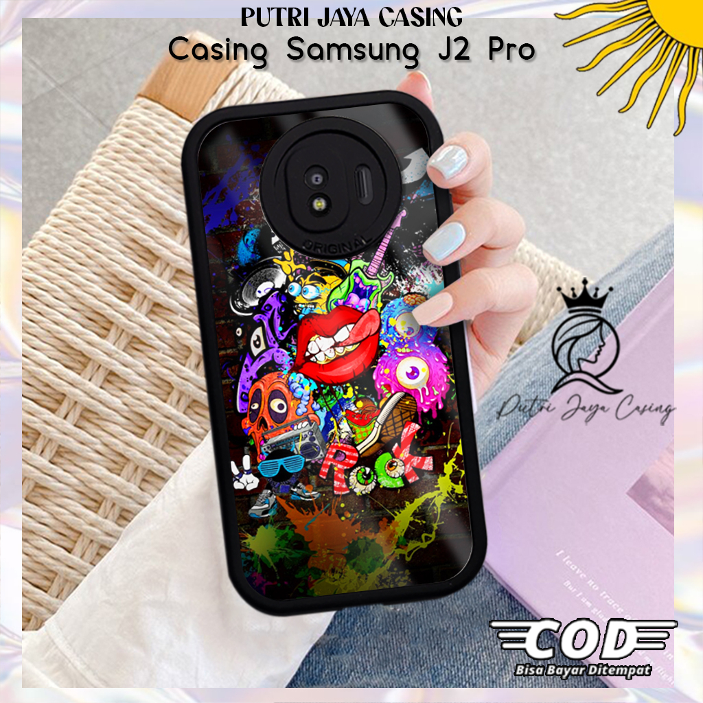 Case Hp Samsung J2 Pro Casing Samsung J2 Pro Motif GRAFTYZOMB Casing Terbaru Case Karakter Lucu Casi
